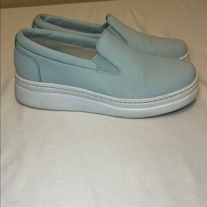 Camper Leather Light Blue Slip-On Platform Sneakers Shoes Unisex Size 36 EU